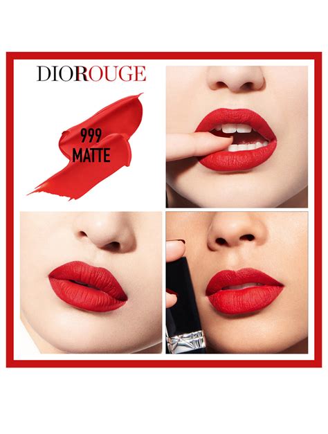 dior refillable lipstick set|Dior lipstick shade 999.